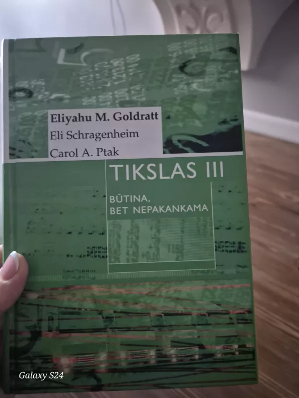 Tikslas III. Būtina, bet nepakankama - Eliyahu M. Goldratt, knyga 2