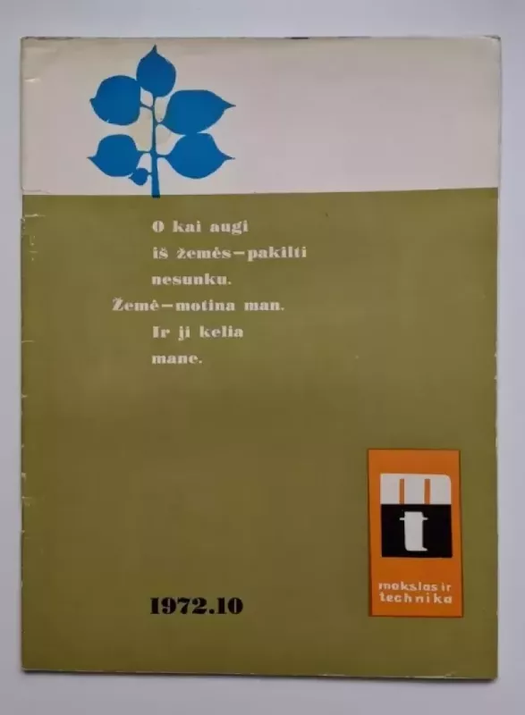 Mokslas ir technika 1972 Nr. 10 - Daug autorių, knyga 2