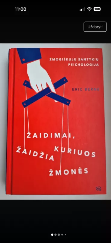 Žaidimai kuriuos žaidžia žmonės - Eric Berne, knyga 2