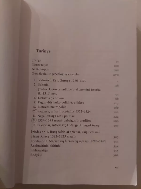 Iš viduramžių ūkų kylanti Lietuva: pagonių imperija Rytų ir Vidurio Europoje, 1295-1345 - S. C. Rowell, knyga 5