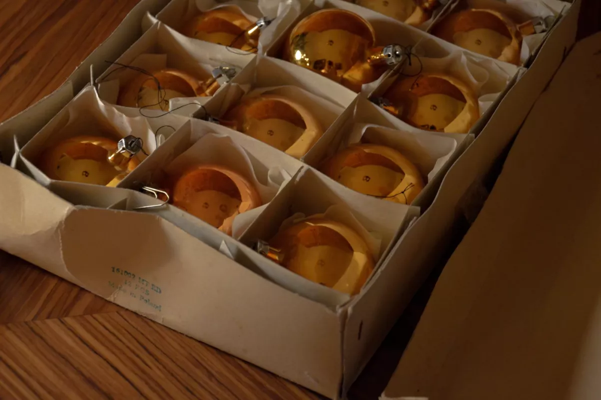 Vintage Poland stikliniai eglutės žaisliukai - , namai ir interjeras 4