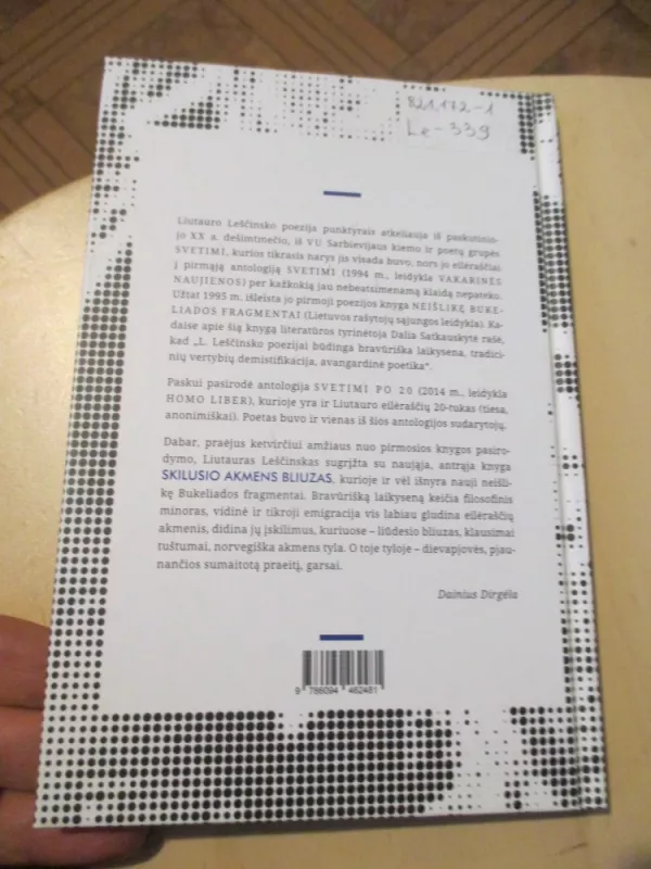 Skilusio akmens bliuzas - Liutauras Leščinskas, knyga 4