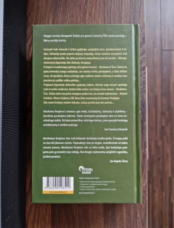 Vienuolės paslaptis - Abraham Verghese, knyga 4