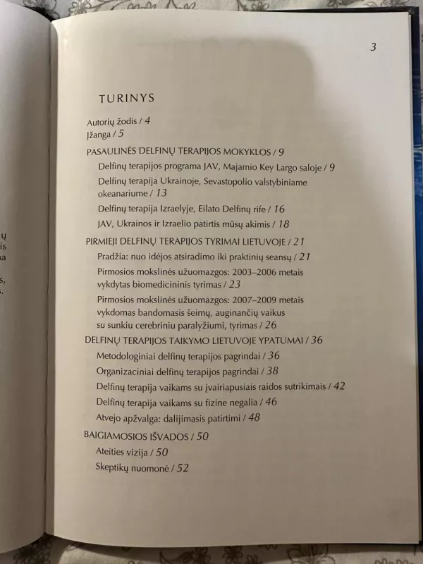 Delfinų terapija Lietuvos jūrų muziejuje - Autorių Kolektyvas, knyga 3