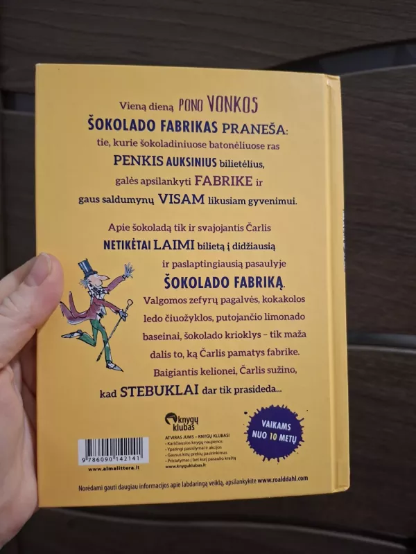 Čarlis ir šokolado fabrikas - Roald Dahl, knyga 3
