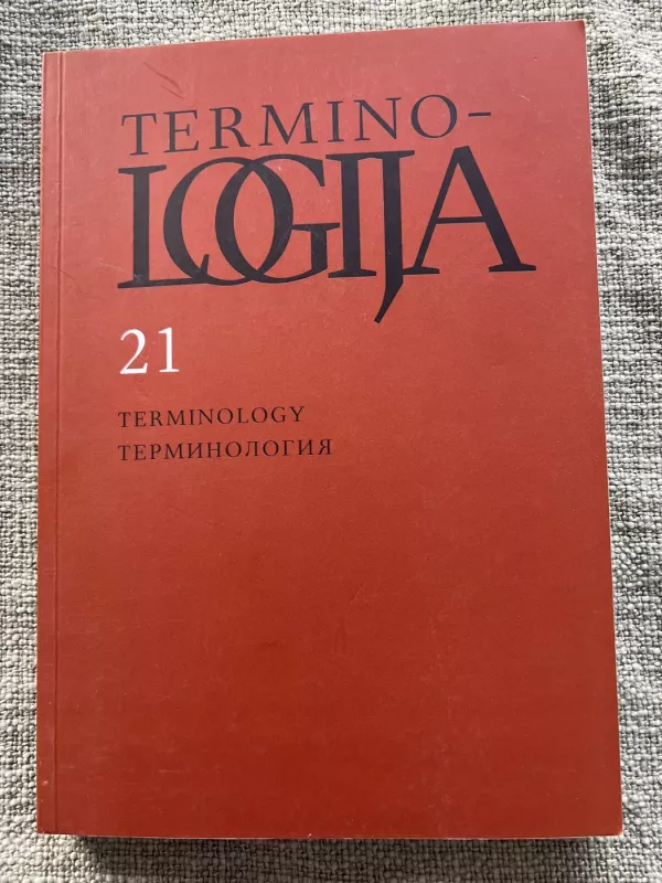 Terminologija 21 - Autorių Kolektyvas, knyga 2
