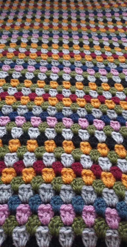 Rankų darbo nertas pledas, 110x165cm - , namai ir interjeras 6