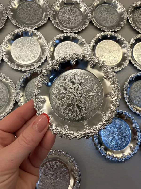 Vintage metaliniai padėkliukai (19vnt.) - , namai ir interjeras 6