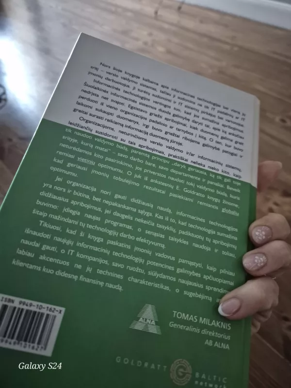 Tikslas III. Būtina, bet nepakankama - Eliyahu M. Goldratt, knyga 5