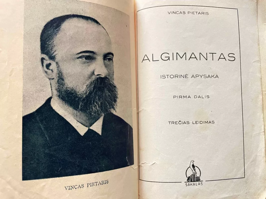 Algimantas I ir II tomai - Vincas Pietaris, knyga 5