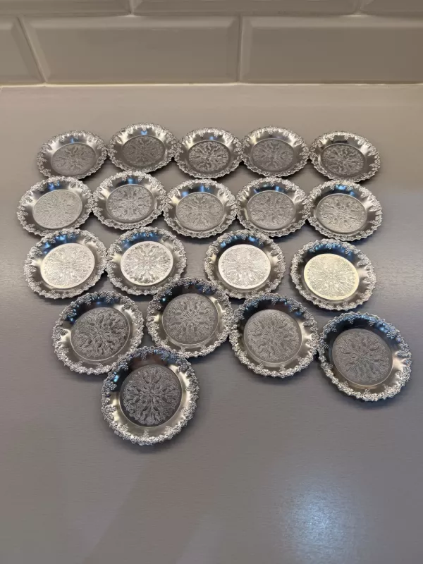 Vintage metaliniai padėkliukai (19vnt.) - , namai ir interjeras 2