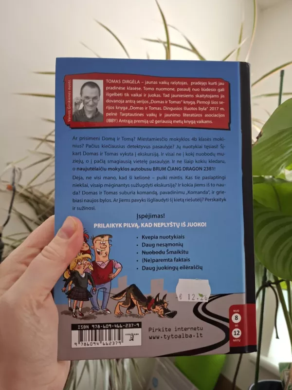 Domas ir Tomas. Išklerusio autobuso detektyvas - Tomas Dirgėla, knyga 3