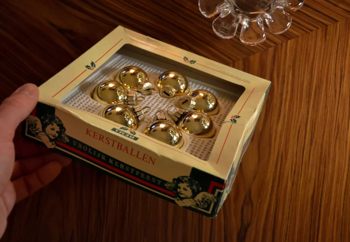 Vintage Netherlands stikliniai eglutės žaisliukai - , namai ir interjeras 3