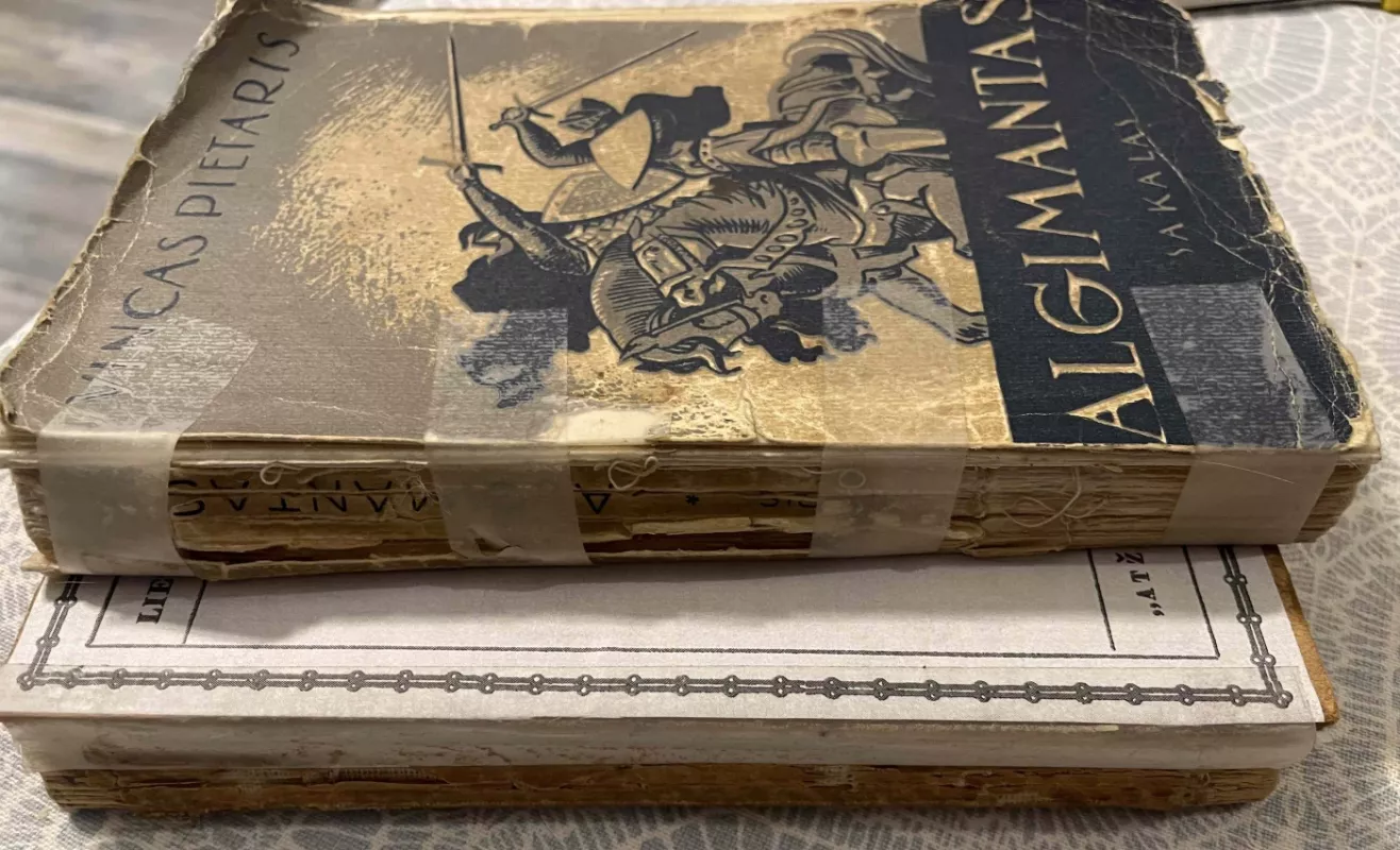 Algimantas I ir II tomai - Vincas Pietaris, knyga 3