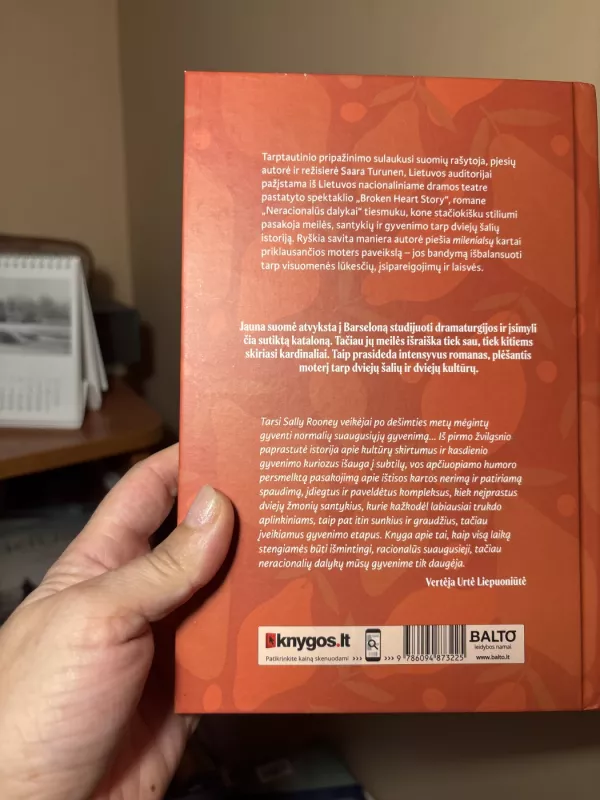 Neracionalūs dalykai - Turunen Saara, knyga 3