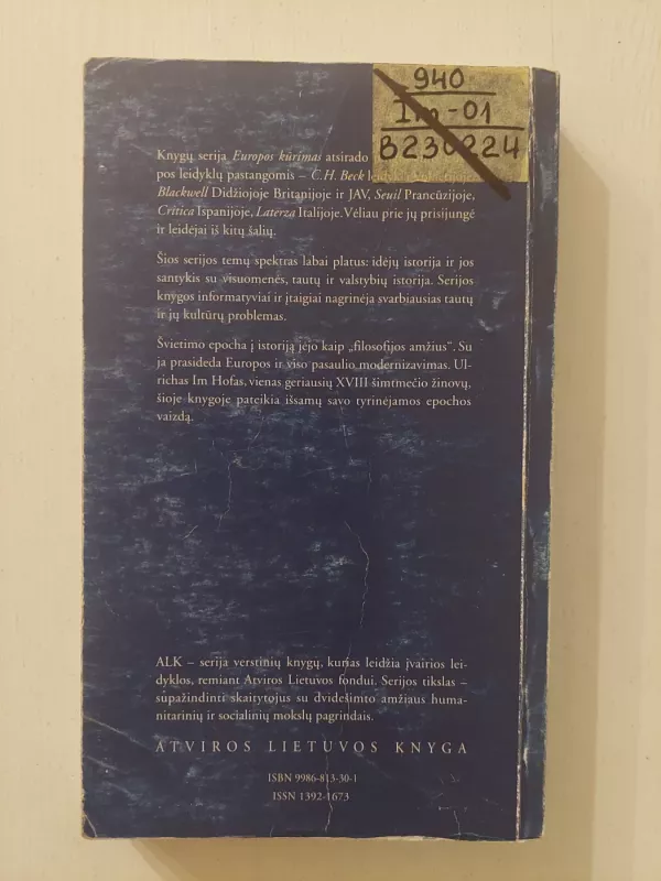 Švietimo epochos Europa - Autorių Kolektyvas, knyga 5