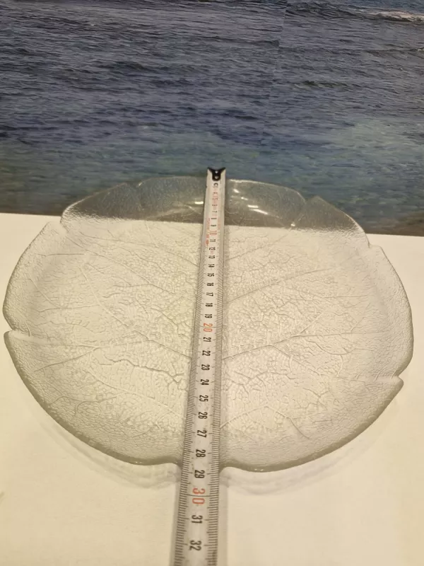 Vintažinė stiklinė lėkštė - , namai ir interjeras 2