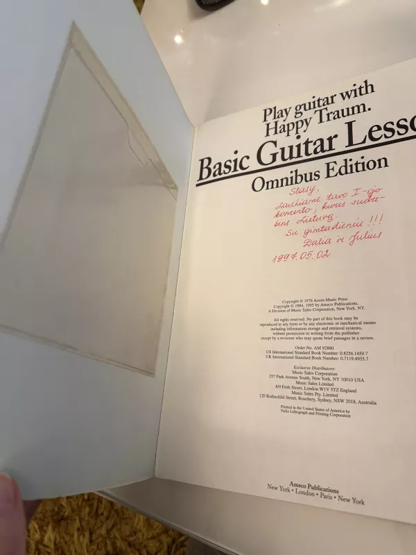 Basic Guitar Lessons - Autorių nėra, knyga 5