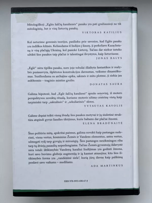 Pasaka "Eglė žalčių karalienė". Tomas 4. Tyrinėjimai, kitos žinios - Leonardas Sauka, knyga 4