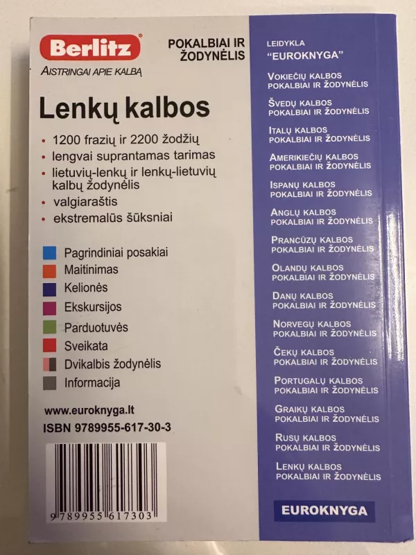 Lenkų kalbos pokalbiai ir žodynėlis - nera, knyga 3