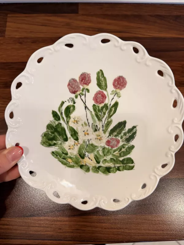 Vintage porcelianinė lėkštė - , namai ir interjeras 4