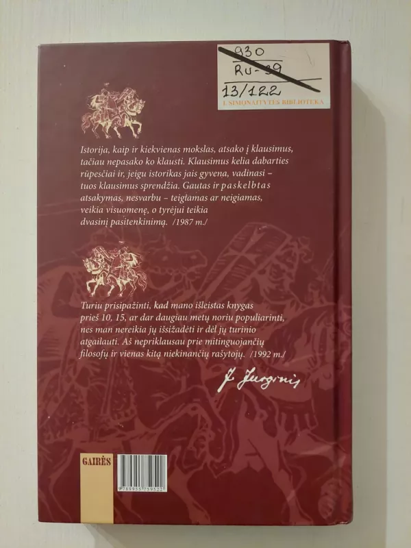 Lietuvos istorijos legenda. Akademikas Juozas Jurginis - Jonas Rudokas, knyga 4