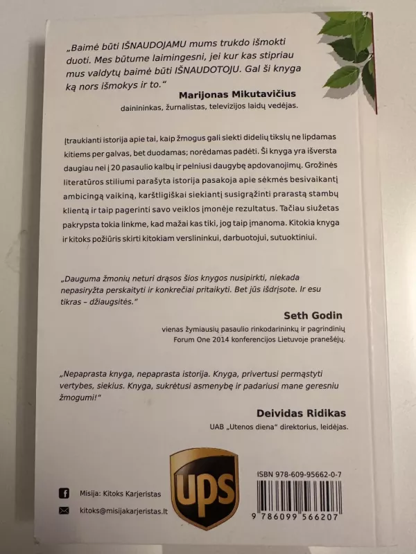 Misija: Kitoks karjeristas - Bob Burg John,  David Mann, knyga 3