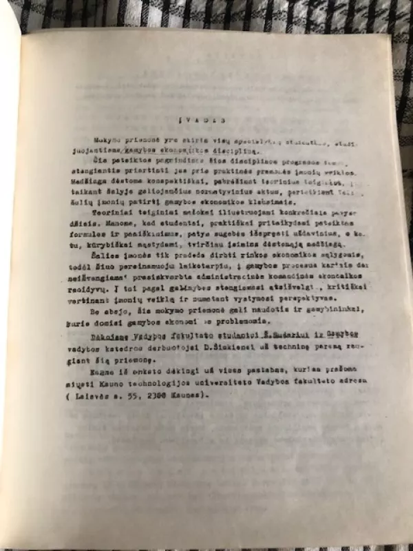Gamybos ekonomika. Mokymo priemonė - B. Martinkus, A. Sakalas, knyga 4