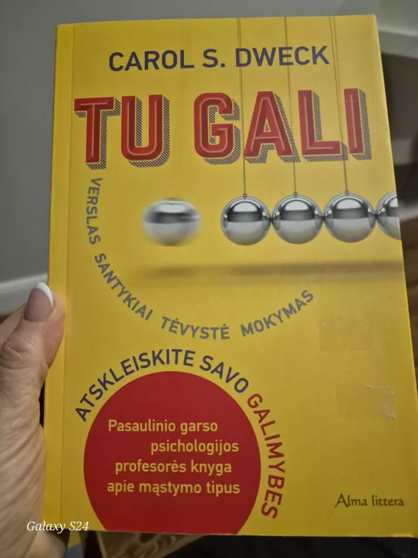 Tu gali: atskleiskite savo galimybes - Carol S. Dweck, knyga 2