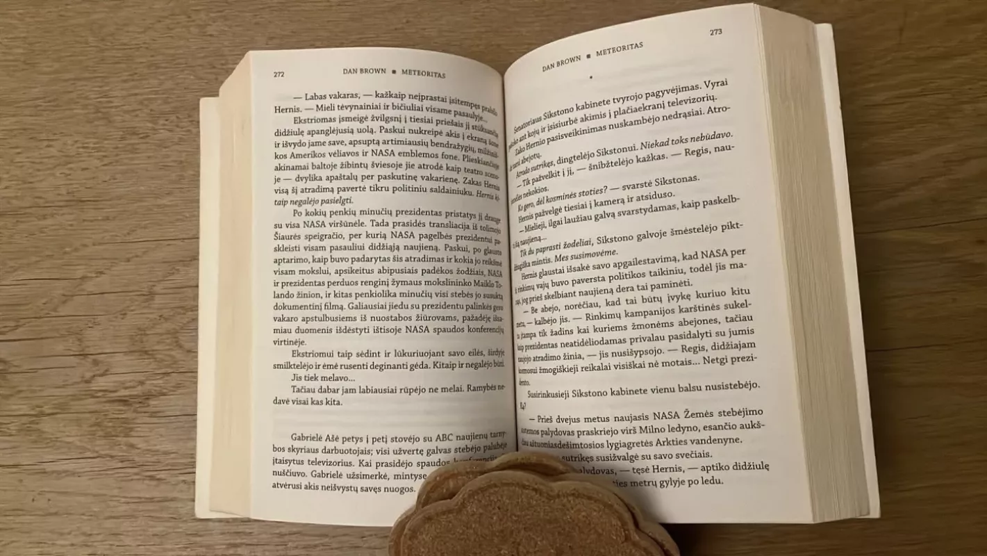 Meteoritas - Dan Brown, knyga 5