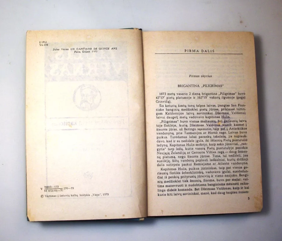 Penkiolikos metų kapitonas - Žiulis Vernas, knyga 5