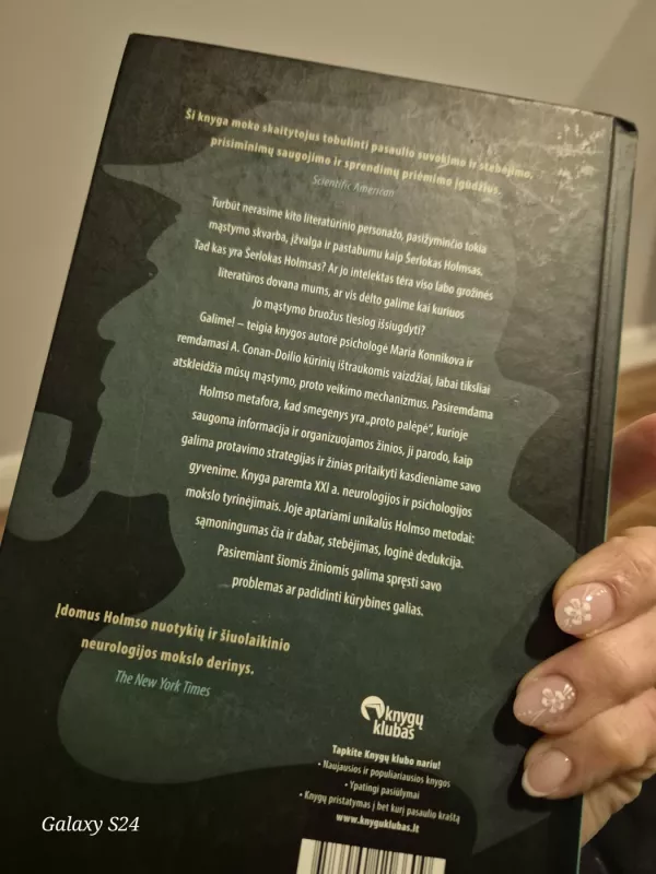 Mąstyti kaip Šerlokas Holmsas. Kaip veikia protas - Maria Konnikova, knyga 3