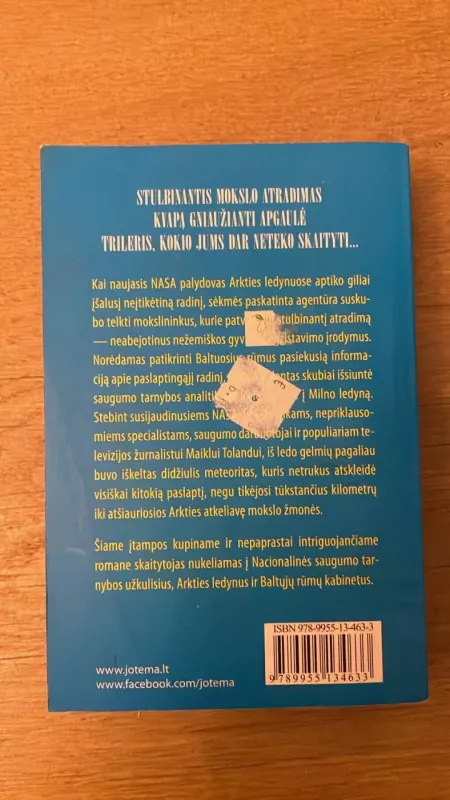 Meteoritas - Dan Brown, knyga 6