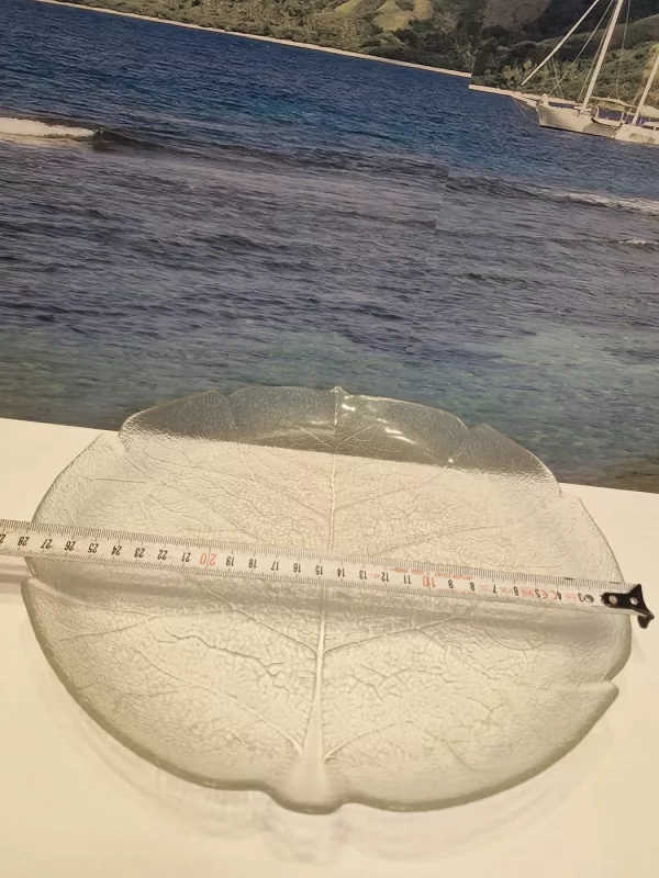 Vintažinė stiklinė lėkštė - , namai ir interjeras 5