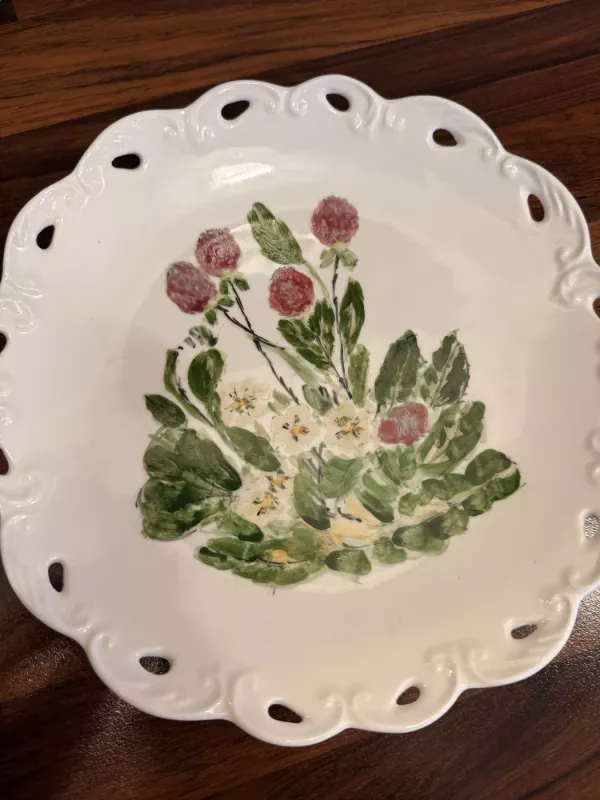 Vintage porcelianinė lėkštė - , namai ir interjeras 3