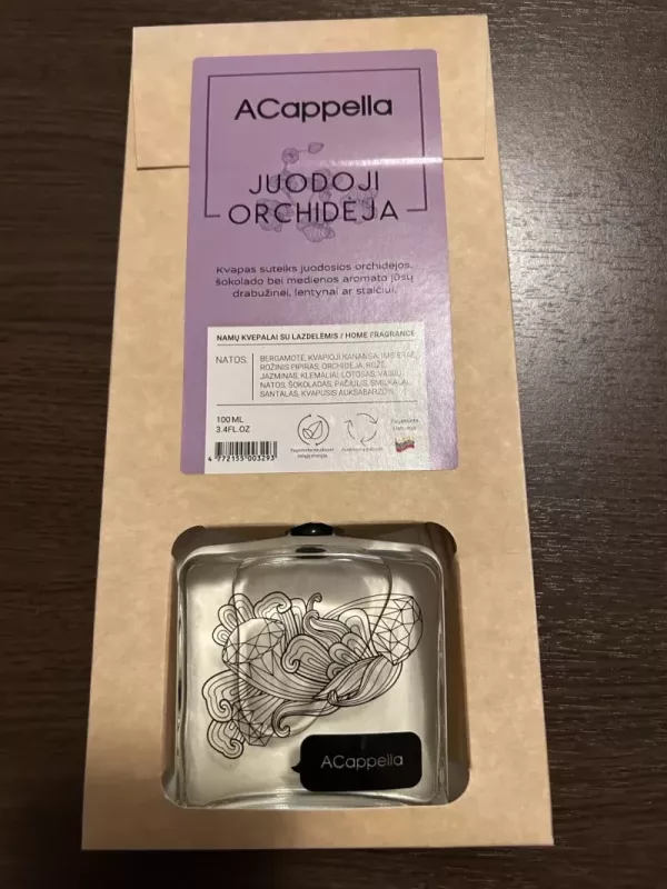 Namų kvepalai su lazdelėmis Juodoji orchidėja - , namai ir interjeras 2