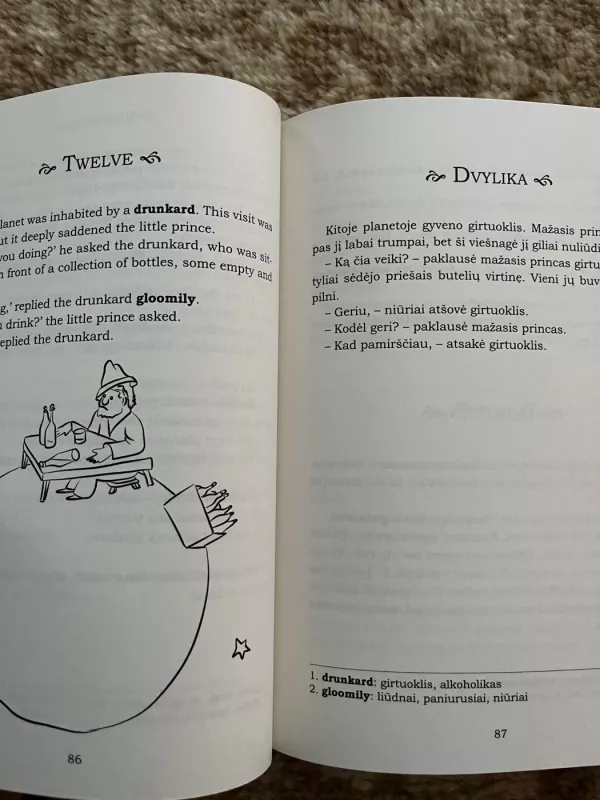 Mažasis princas/The little Prince - Antoine de Saint-Exupéry, knyga 4