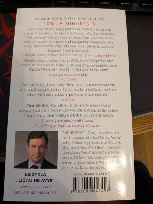 10 % laimingesnis - Dan Harris, knyga 2