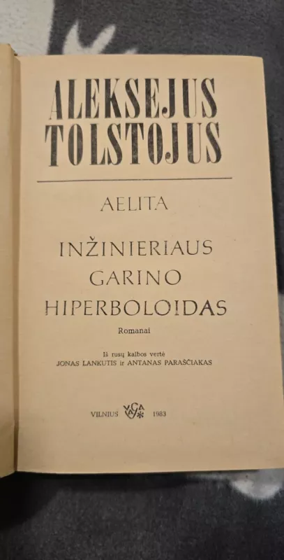 Aelita - Aleksejus Tolstojus, knyga 3