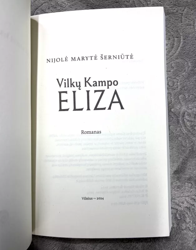 Vilkų kampo Eliza - Nijolė Marytė Šerniūtė, knyga 6