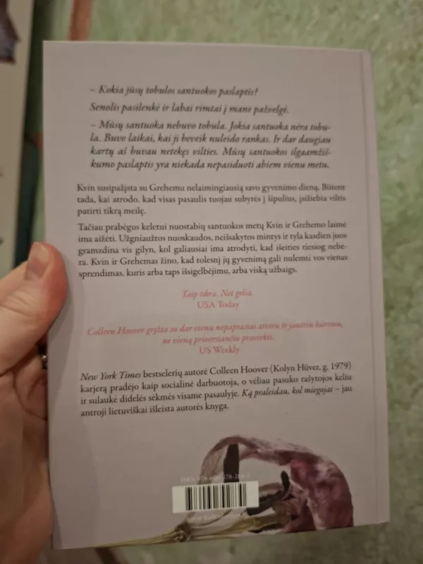 Ką praleidau, kol miegojai - Colleen Hoover, knyga 3