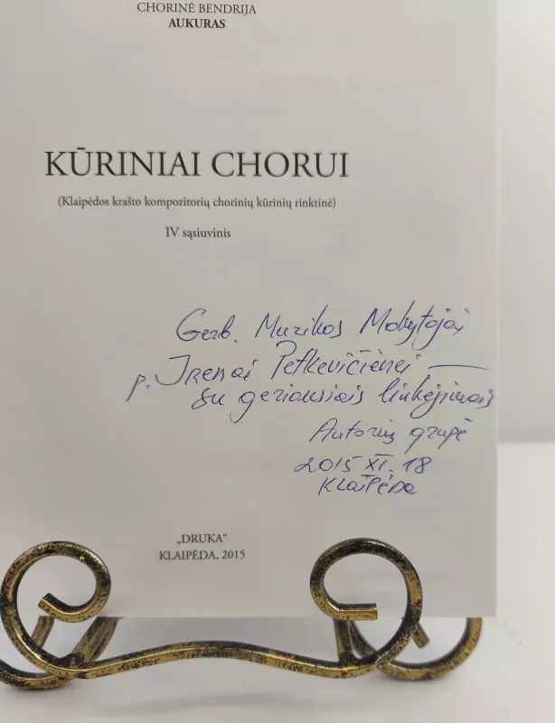 Kūriniai chorui - Algirdas Šumskis, knyga 3