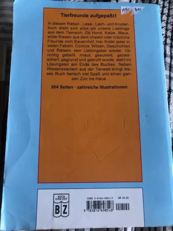 Tiek daug visko vyksta! Tierisch was los (Vokiečių k) - Eberhard Kruger, knyga 3