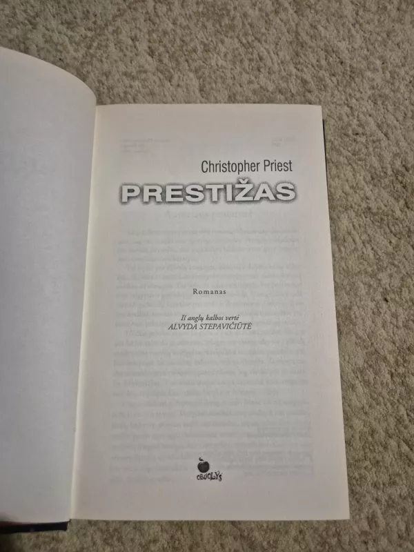 Prestižas - Christopher Priest, knyga 3