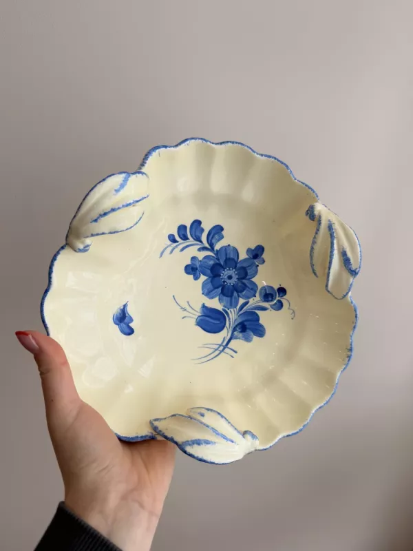 Vintage fajansinė lėkštė - , namai ir interjeras 3