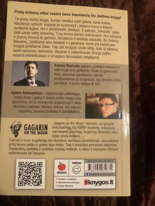 Protų dvikova   CD su garsiniais klausimais - Vytenis Škarnulis, knyga 3