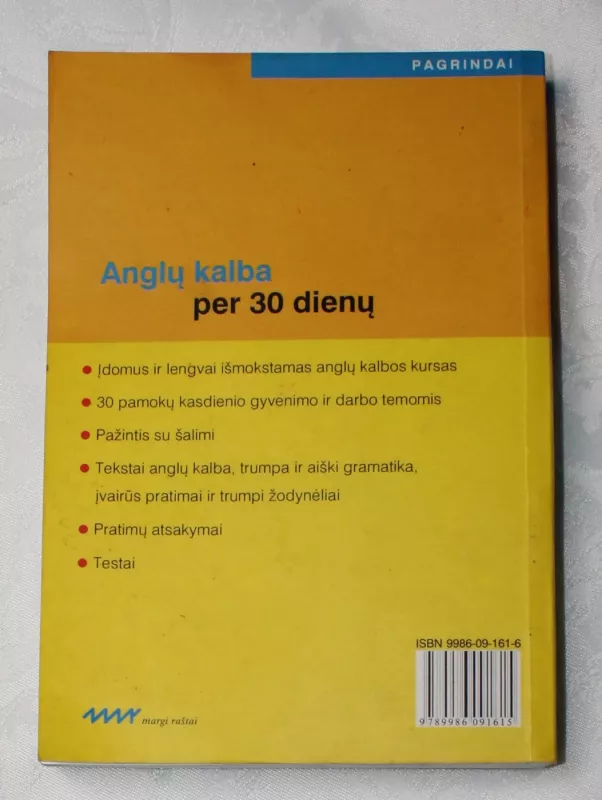 Anglų kalba per 30 dienų - Saulius Lapinskas, knyga 3
