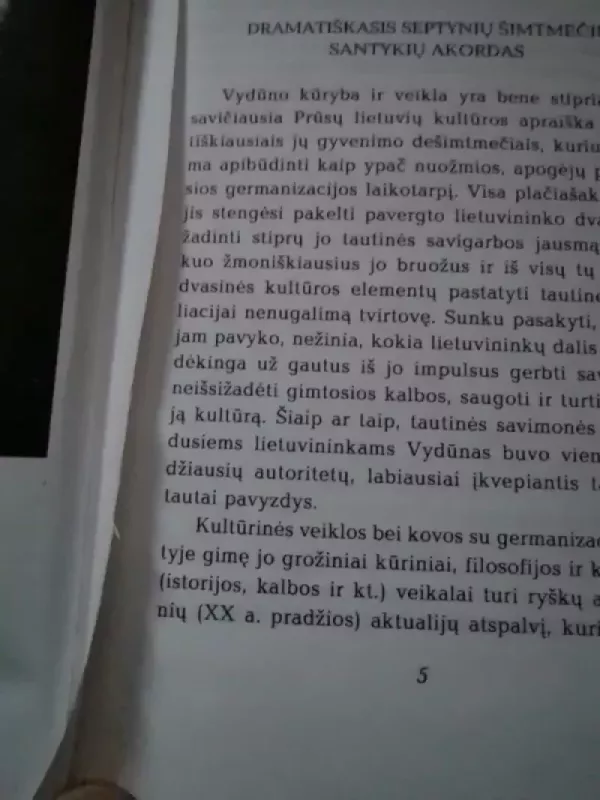 Septyni šimtmečiai vokiečių ir lietuvių santykių -   Vydūnas, knyga 3