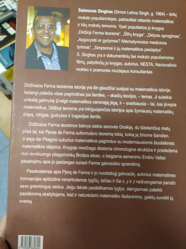 Didžioji Ferma teorema - Simon Singh, knyga 3