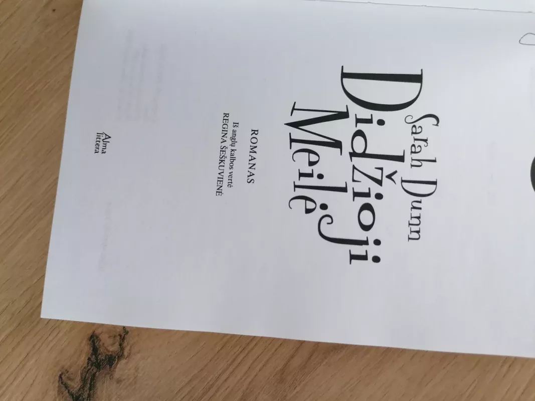 Didžioji meilė - Sarah Dunn, knyga 4